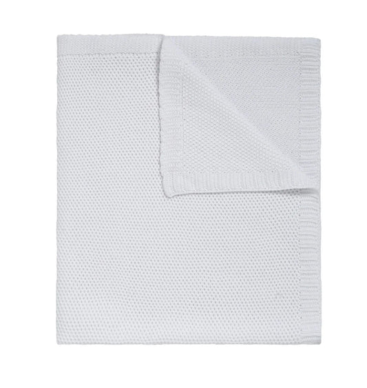 Nellapima Honeycomb Knit Blanket- White