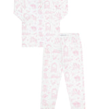 Nellapima Pink Lone Star Toile Pajamas
