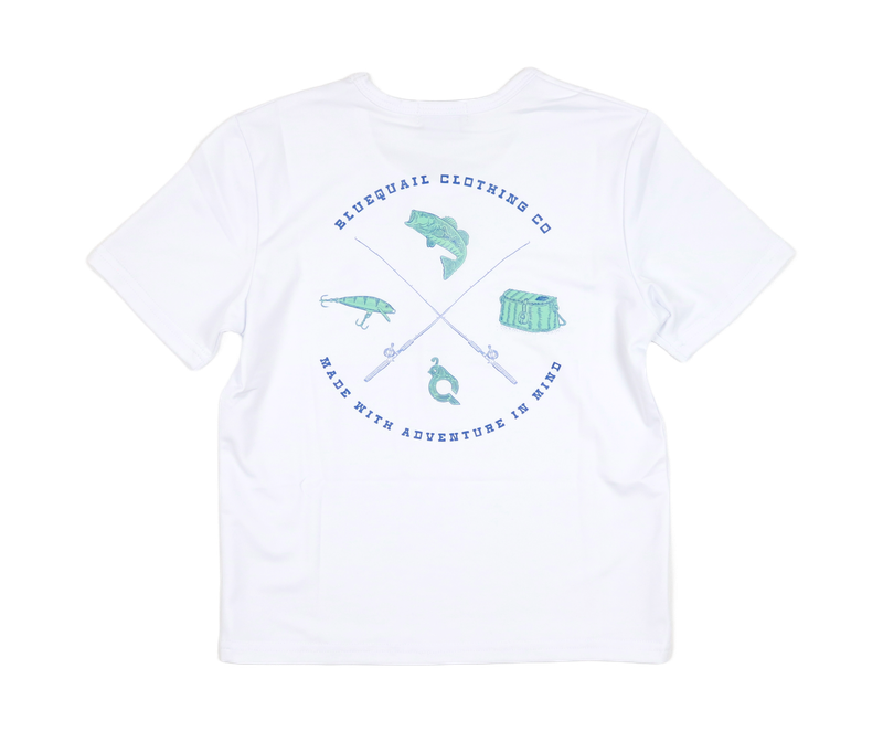 BlueQuail Fisherman Short Sleeve Performance Tee