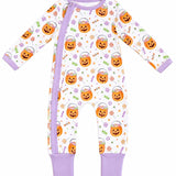 Nola Tawk No Tricks, Just Treats Zipper Footie