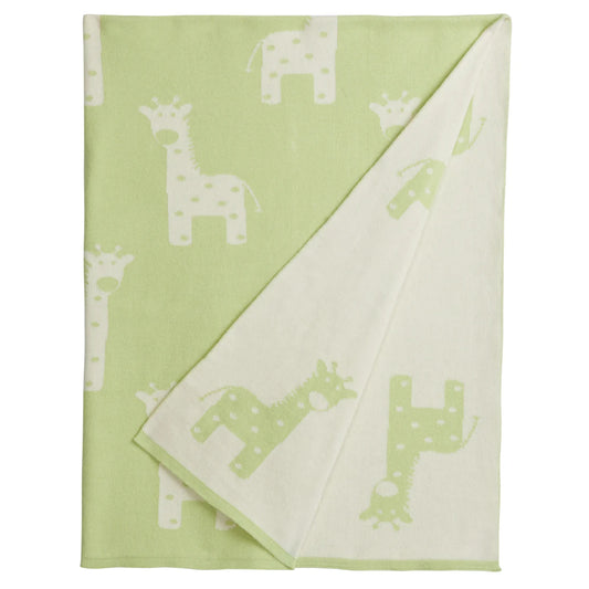 Little English Nursery Blanket- Giraffe 