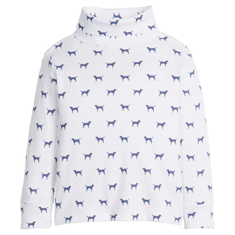 Printed Turtleneck - Navy Labs
