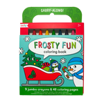OOLY Carry-Along: Coloring Book Set- Frosty Fun