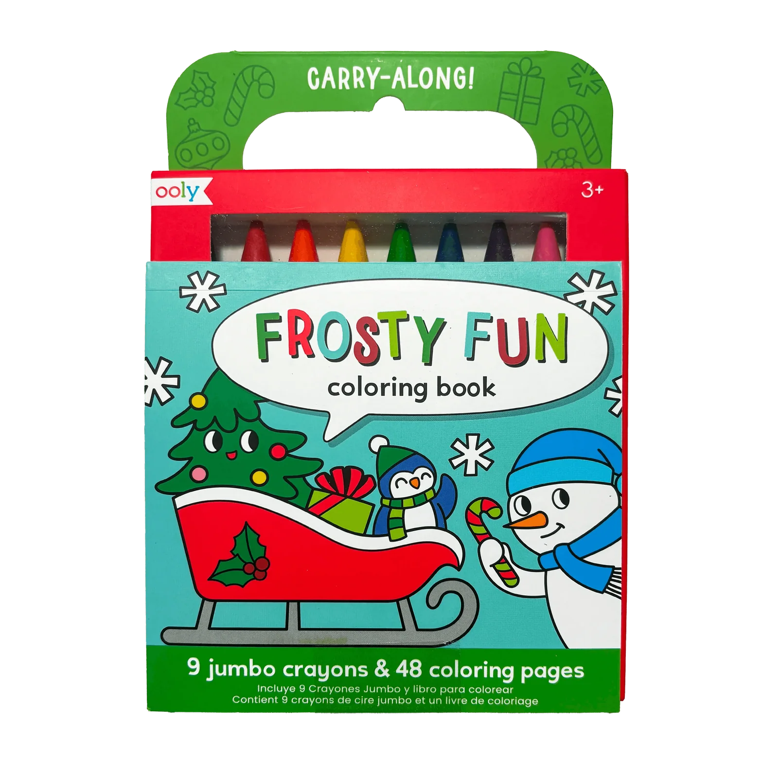 OOLY Carry-Along: Coloring Book Set- Frosty Fun