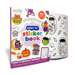 OOLY Color-In' Sticker Book- Cute N Spooky Doodles
