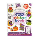 OOLY Color-In' Sticker Book- Cute N Spooky Doodles