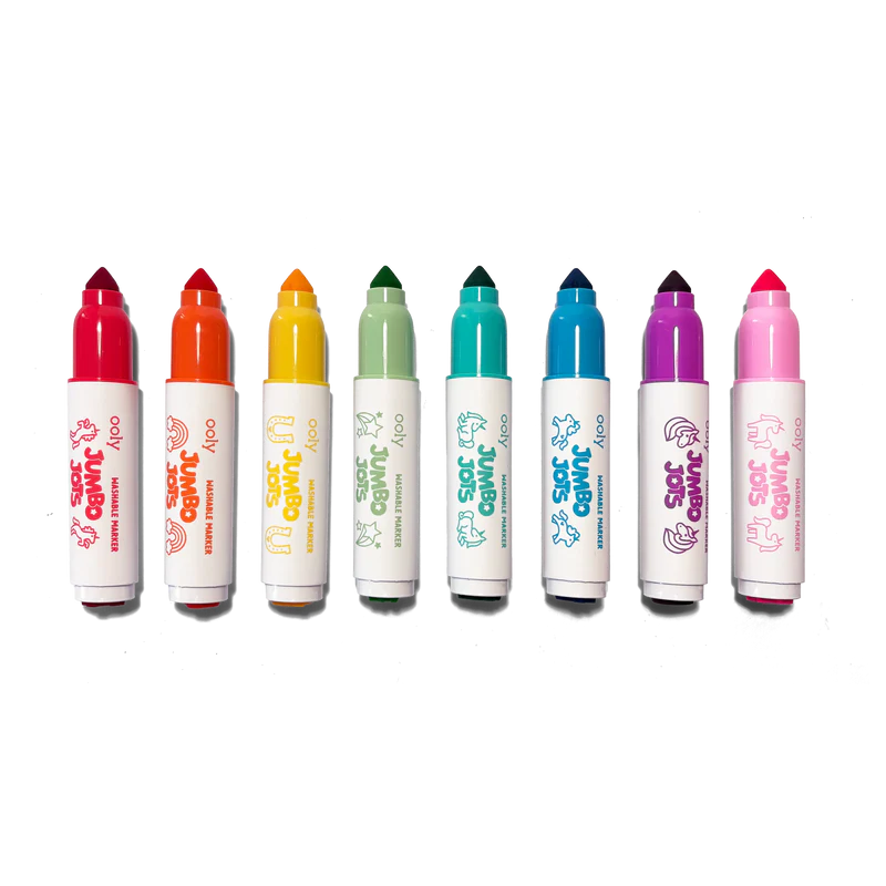 Ooly Jumbo Jots: Dual Tip Cone and Stamp Markers- Unicorn