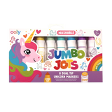 Ooly Jumbo Jots: Dual Tip Cone and Stamp Markers- Unicorn