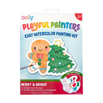 OOLY Playful Painters: Easy Watercolor Painting- Merry and Bright