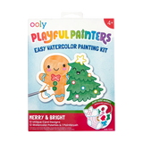 OOLY Playful Painters: Easy Watercolor Painting- Merry and Bright