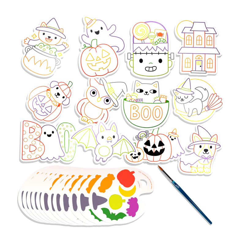 OOLY Playful Painters: Easy Watercolor Painting- Trick or Treat