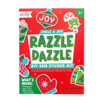 OOLY Mini Razzle Dazzle DIY Gem Sticker Kit: Jingle and Joy