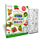 OOLY Color-In' Sticker Book- Jolly Cheer Doodles