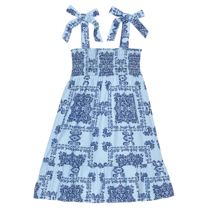 BISBY Wide Strap Lucy Dress- Boho Blue