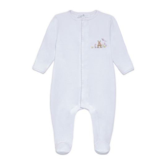 Magnolia Baby Bunny's Basket Footie- Pink