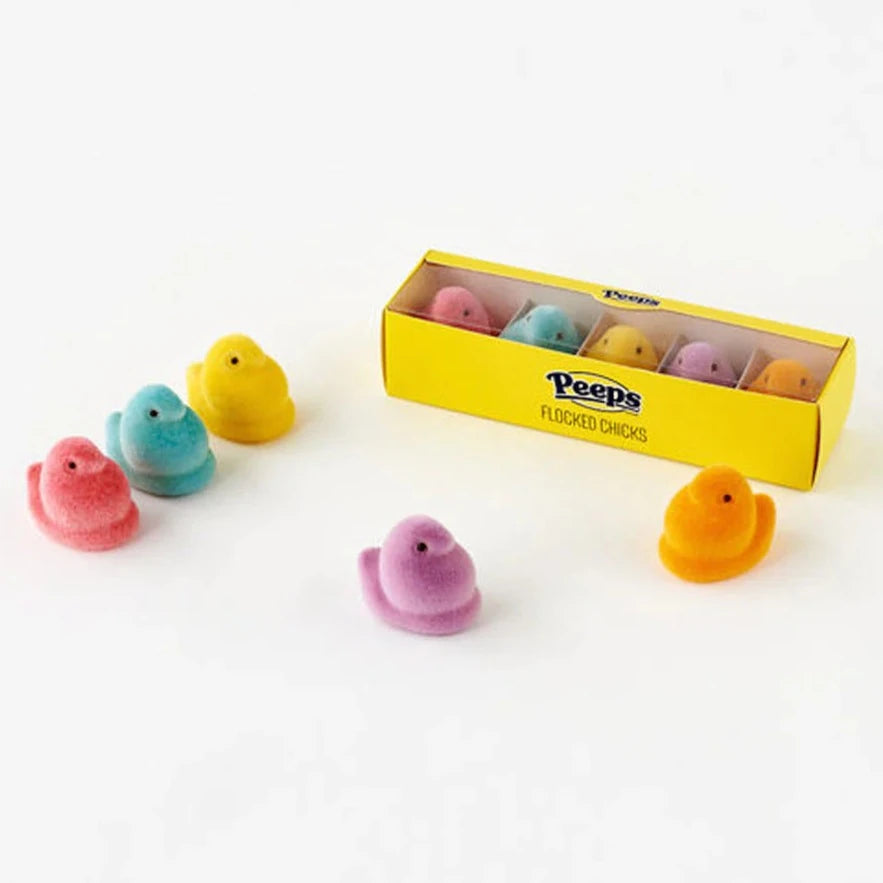 One Hundred 80 Degrees Multicolor Flocked Peeps