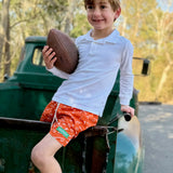 WONNiT Gettin' Route-Y Shorts- Orange 