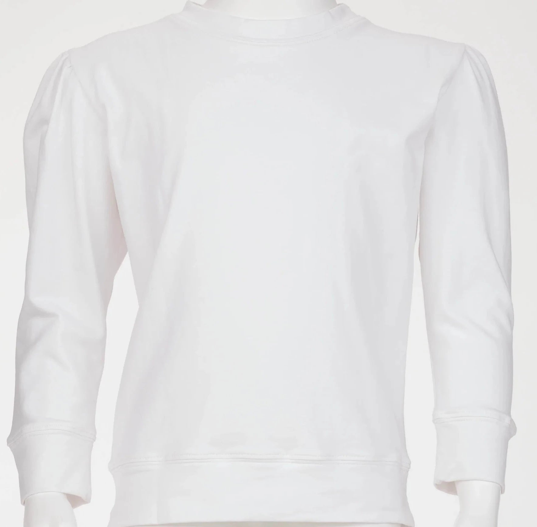Azarhia Holly Sweatshirt- White French Terry
