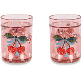 2 Pack Glitter Cups- Cherry Bow