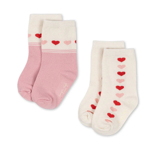 Jaquard Socks Pack- Heart