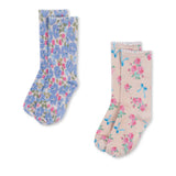 Konges Slojd Printed Socks Pack- Blue Mix