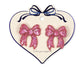 2 Pack Sequin Bow Hair Clip- Rapture Rose