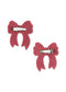 2 Pack Sequin Bow Hair Clip- Rapture Rose