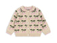 Konges Slojd Belou Knit Collar Cardigan- Cherry