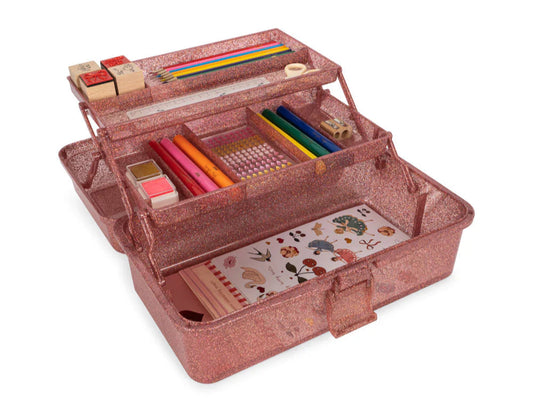 Creative Art Caddy- Glitter Rose