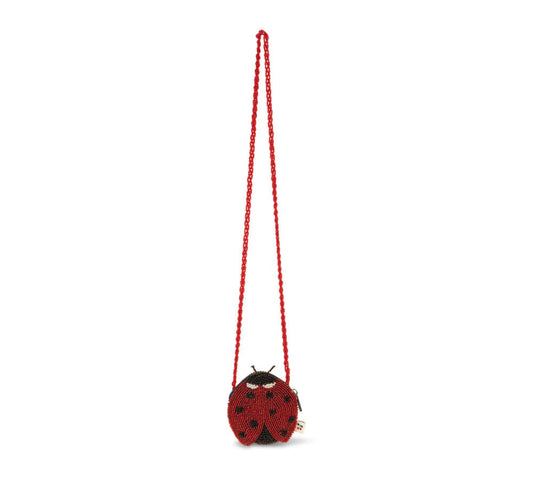 Ladybug Beaded Bag