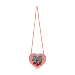 Konges Slojd Beaded Heart Bag- Amarena