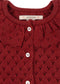 Holiday Knit Cardigan- Red Dahlia