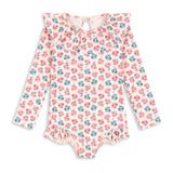 Konges Slojd Manuca Long Sleeve Swimsuit- Lumina Rose