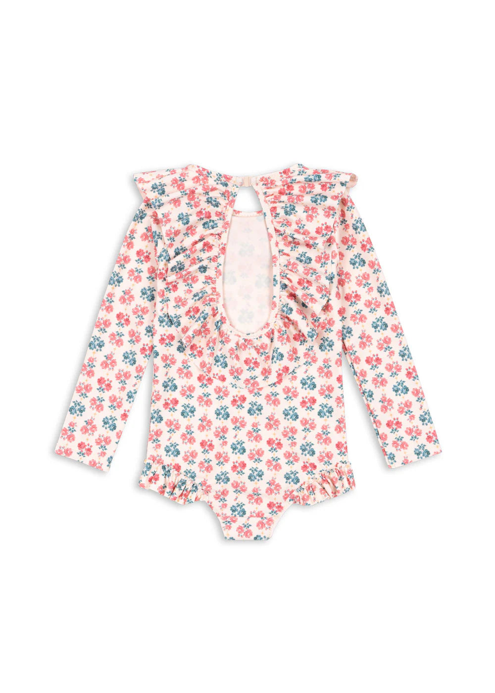 Konges Slojd Manuca Long Sleeve Swimsuit- Lumina Rose