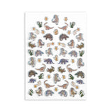 Puffy Stickers- Dino