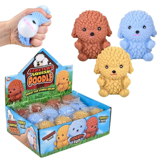 The Toy Network 2" Squish And Squeeze Poodle