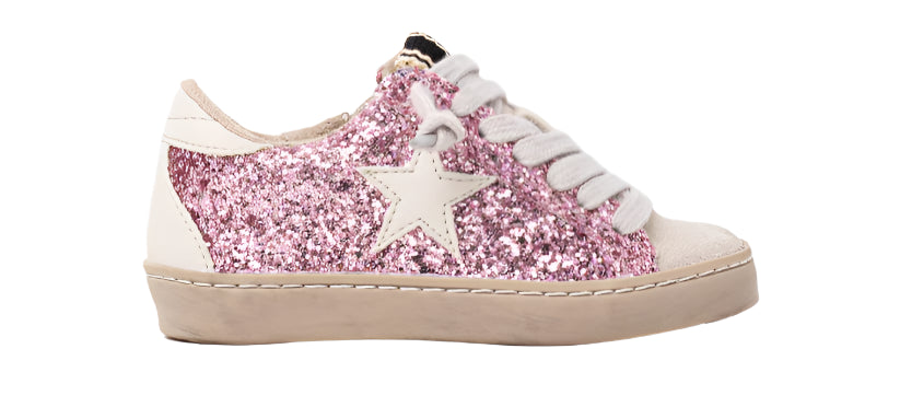 Shu Shop Paula Sneaker- Fuchsia Glitter