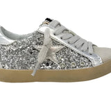 Shu Shop Paula Sneaker- Silver Shimmer