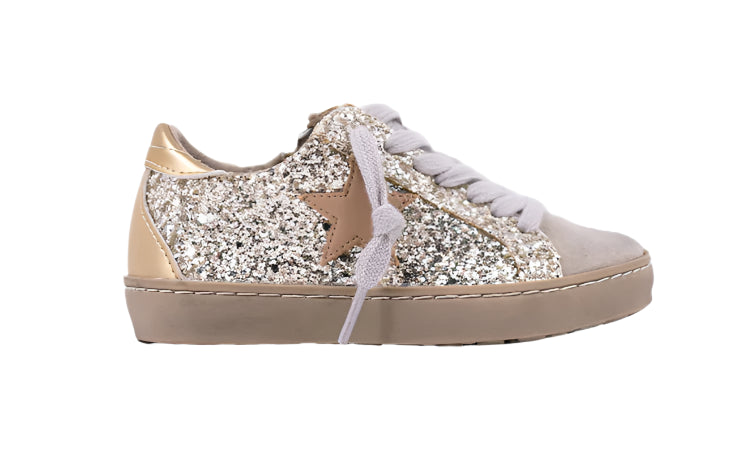 Shu Shop Paula Sneaker- Sterling Glitter