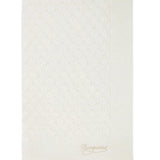 Bonpoint Openwork Pattern Baby Blanket- Milk White