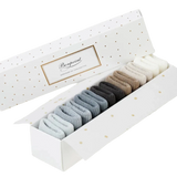 Bonpoint Baby Day of the Week Cotton Socks- Dusky Blue