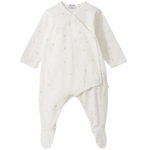 Bonpoint Baby Surplice Gold Pajamas
