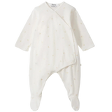 Bonpoint Baby Surplice Gold Pajamas