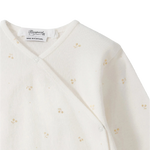 Bonpoint Baby Surplice Gold Pajamas