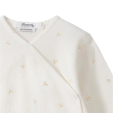 Bonpoint Baby Surplice Gold Pajamas