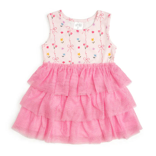 Sweet Wink Peony Floral Tank Tutu Dress
