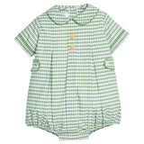 Little English Embroidered Nicholas Bubble - Pumpkin