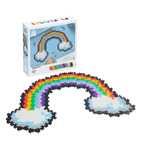 Plus Plus Puzzle By Number- Rainbow