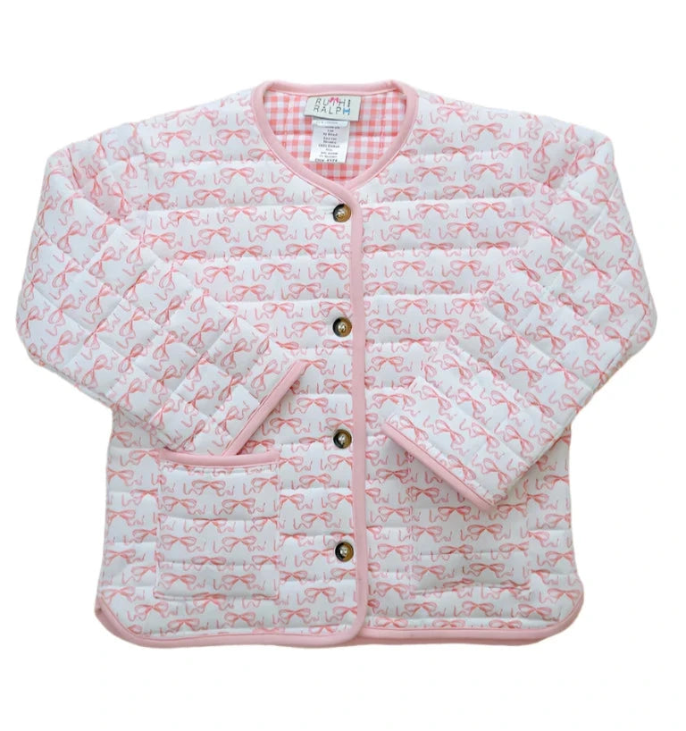 Ruth and Ralph Bows Quilted Jacket