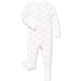 Petite Plume Blushing Bows Pima Peekaboo Romper